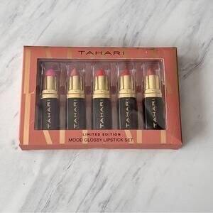 TAHARI LIMITED EDITION Beauty Makeup Mood Glossy Lip Set New in Package